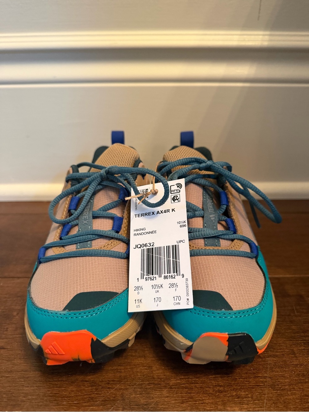 Adidas Terrex AX4R Kids Hiking Shoes — Size 11K